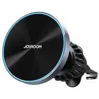 Joyroom Magnetische Autohalterung 15W kabelloses Ladegerät schwarz