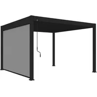 Weide Sonnenrollo für Weide Pergola Anthrazit