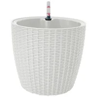 Hti-Living Blumentopf Nessa Hydro 21,5 cm Weiß mit Wasserspeicher