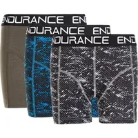 Endurance Boxershorts 3er-Pack Olpino grau|blau 128-140cm 8-10J