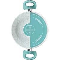 Genius Cerafit Revolution Kochtopf 26 CM 2-tlg., Keramik antihaftbeschichtet,