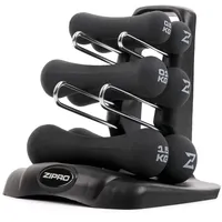 Zipro Gymnastikhanteln set Zipro Neopren mit Ständer 6 kg,