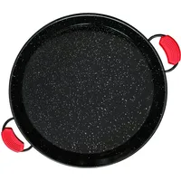 Briebe Paellapfanne Valenciana 38 cm, Emaillierter Antihaft-Stahl, 8 Portionen