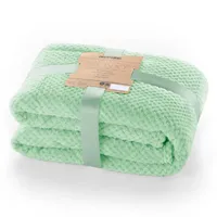 DecoKing Kuscheldecke 150x200 cm Pfefferminze Decke Microfaser Wohndecke Tagesdecke