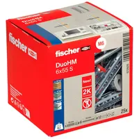 Fischer DuoHM Hohlraumdübel 6 x 55 25 Stück