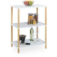 Relaxdays Standregal 3 Ablagen 79 x 60 x 40