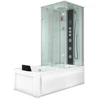 AcquaVapore Dusche Wanne Kombination K05-L03-EC Duschkabine 180x90