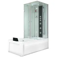 AcquaVapore Dusche Wanne Kombination K05-L02-EC 180x90 cm mit 2k