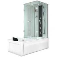 AcquaVapore Dusche Wanne Kombination K05-L00-EC Duschkabine 180x90