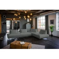 KAWOLA Ecksofa CANE Schlafsofa Daybed Stoff taupe