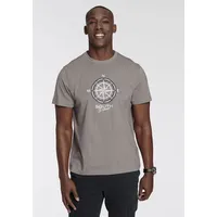 Delmao DELMAO, T-Shirt grau, / schwarz / weiß S