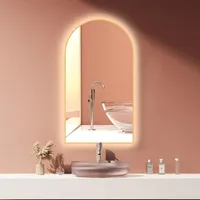 PonteSino HOKO® LED Badspiegel Bogen Beschlagfrei 50x90 cm /