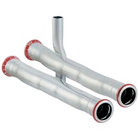 Geberit Mapress C-Stahl Anschluss-T-Stück-Set für Rücklauf Außendurchmesser 18mm 23603
