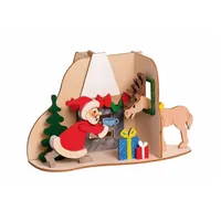 Drechslerei Kuhnert Gmbh Kuhnert Erzgebirge Bastelset Rauchhaus Weihnachtsmann mit