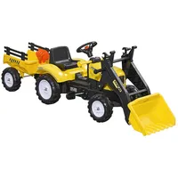 Homcom Trettraktor mit Anhänger Schaufel