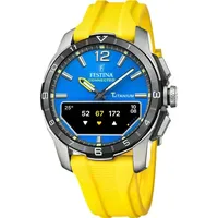 Festina Connected D 44 mm BT Blau / Gelb