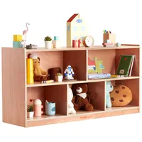 Vevor Mobiler Regalschrank Aufbewahrungsschrank, Kubisches Aufbewahrungsregal mit 5 Fächern,