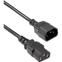 Akyga AK-PC-07A Netzkabelverlängerung IEC C13-C14 230V/50Hz 3m