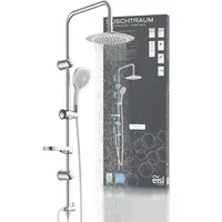 Eisl Eisl, Duschsystem, Regendusche Bad DUSCHTRAUM Überkopfbrause-Set Chrom Weiss