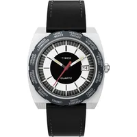 Timex Herren Analog Quarz Armbanuhr World Time Reissue