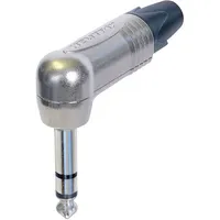 Neutrik NP3RX Audioadapter 6,35mm-Winkel-Klinken-Stecker stereo silber