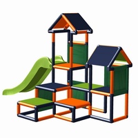 Moveandstic Spielturm Kletterturm Gesa mit Rutsche für Kleinkinder mit