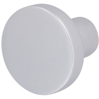 Alpertec Knopflochteil Ø 5,0 cm Aluminium F1 silber Türbeschläge