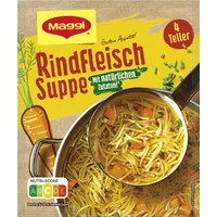 MAGGI Guten Appetit, Rindfleisch Suppe, ergibt 4 Teller, 1er