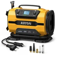 AstroAI Kompressor Auto 12V DC/230V AC Duale Stromquellen, Hochdruck