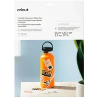 Cricuttm bedruckbare Aufkleberfolie für Schneideplotter transparent, 6 St.