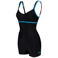 Arena Badeanzug Damen Schwarz/Türkis 38