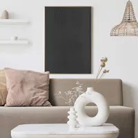 Reinders Wandbild 50 x 70 cm Bows Holz Schwarz
