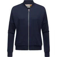 Ragwear Sweatjacke »Sweatjacke Doron«, sportliche Damen Freizeitjacke blau