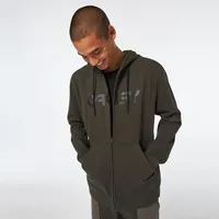 OAKLEY Teddy Full Zip Hoddie New Dark brush/black L
