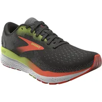 Brooks Ghost 16 Herren Black/Mandarin Red/Green 42,5