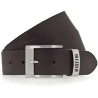 Mustang Herrengürtel Leder 4 cm braun 105