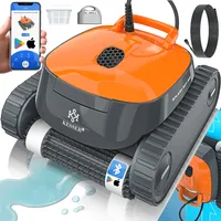 Kesser KESSER® Poolroboter für Boden und Wand, Poolsauger bis