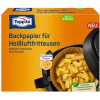 Toppits Backpapier für Heißluftfritteusen