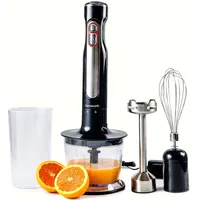 Hanseatic Akku-Stabmixer »98126929 versch. Aufsätze, hochwertiger Edelstahl Mixfuß,«, 100