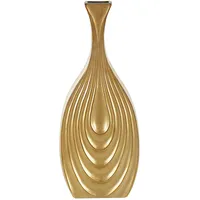 Beliani Dekovase, THAPSUS! Keramik, 39 cm Gold,