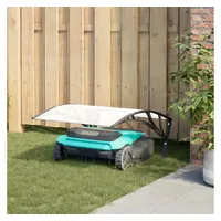 VidaXL Mährobotergarage Schwarz 80x101x46 cm