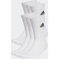 Adidas Cushioned Sportswear Crew Socken 6er Pack White /