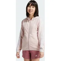 Adidas Essentials 3-Streifen Full-Zip Kapuzenjacke Sandy Pink / White