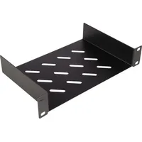 Equip Fachboden 10" für Serverschränke, 1U 15cm Schwarz