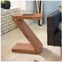 FineBuy Z Cube Braun Akazie 44 x 30 x