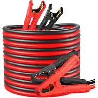 Mamizo 12V/24V Überbrückungskabel, Startkabel Set Starthilfekabel, 6m 30mm2 1500A,
