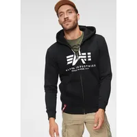 Alpha Industries Basic Reißverschlusspullover Black 3XL