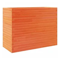 VidaXL Pflanzkübel Wachsbraun 90x40x68,5 cm Massivholz Kiefer