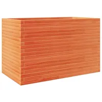 VidaXL Pflanzkübel Wachsbraun 110x60x68,5 cm Massivholz Kiefer