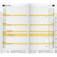 Rido BRUNNEN Taschenkalender rido Kalender 2025 Ersatzkalender M-planer 7046820005
